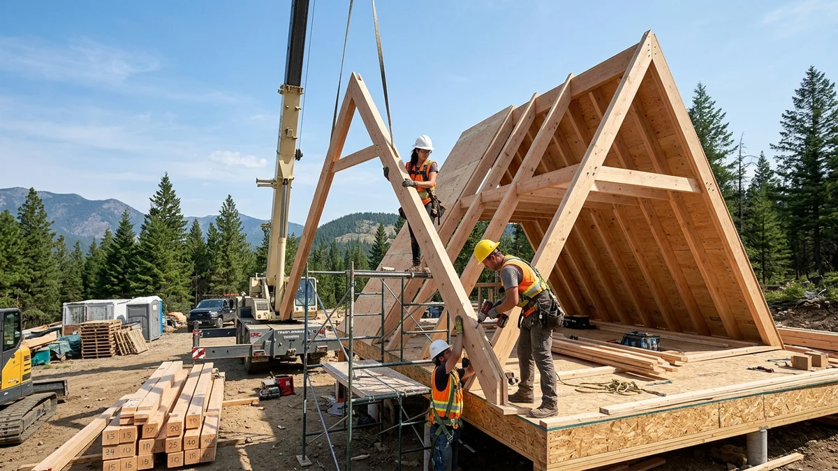Montažni A-Frame setovi vs gradnja po mjeri: Šta odabrati?