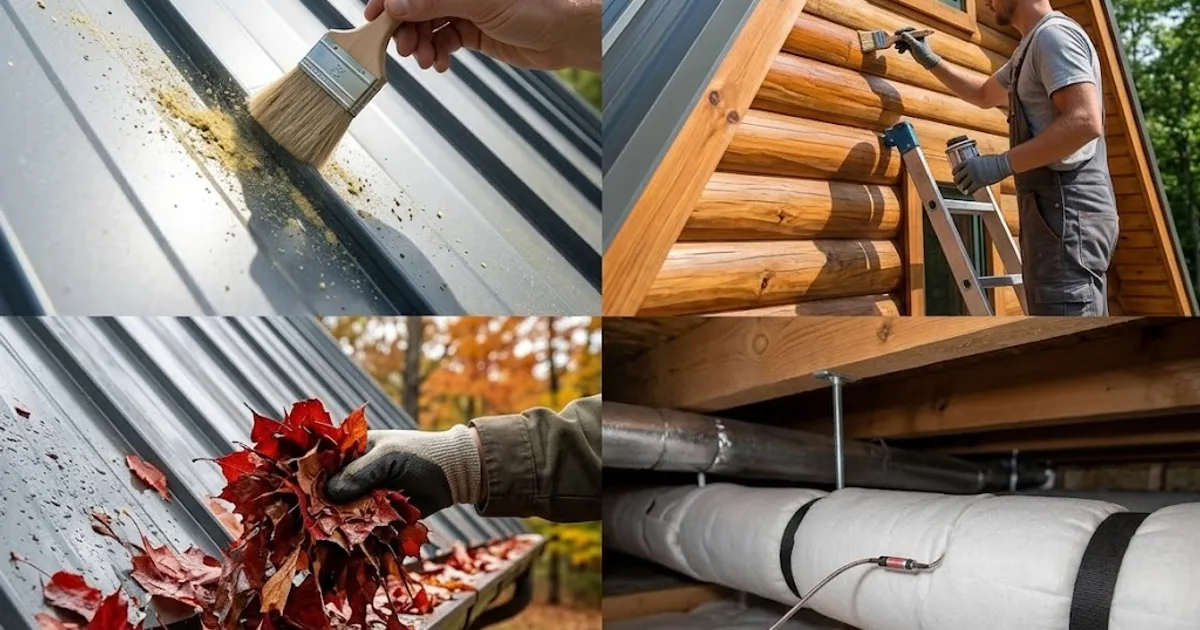 Sezonsko održavanje A-Frame kuće: Kompletna kontrolna lista