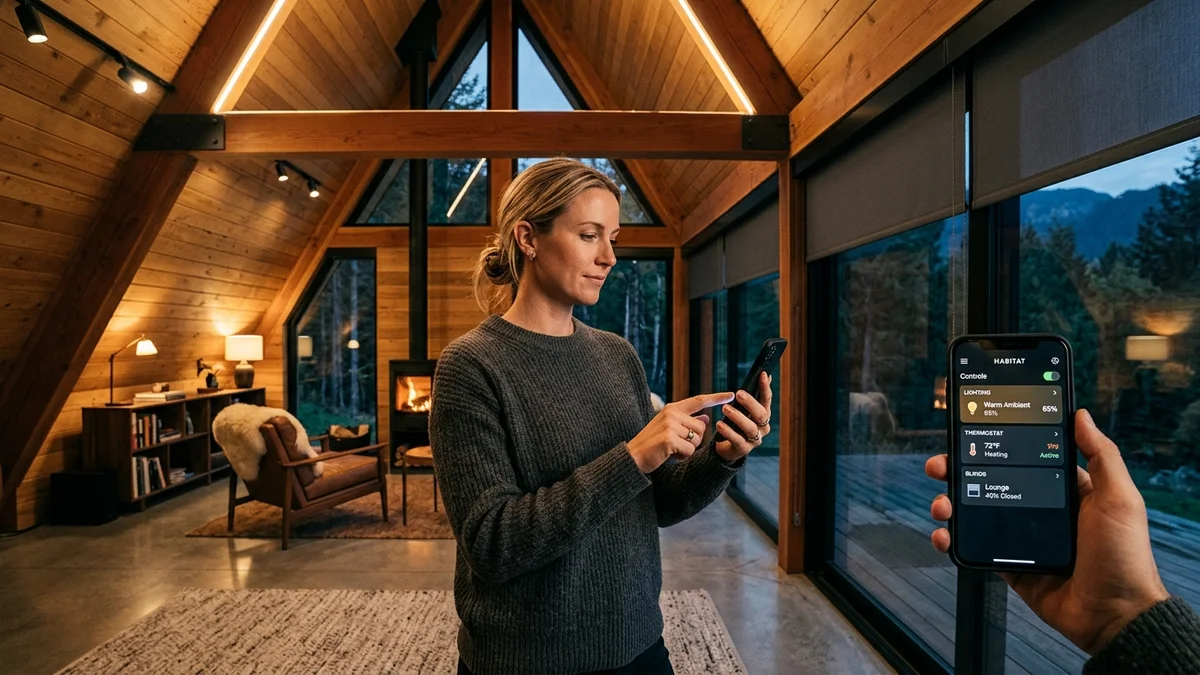Pametna A-Frame kuća: Automatizacija i IoT za vikendicu