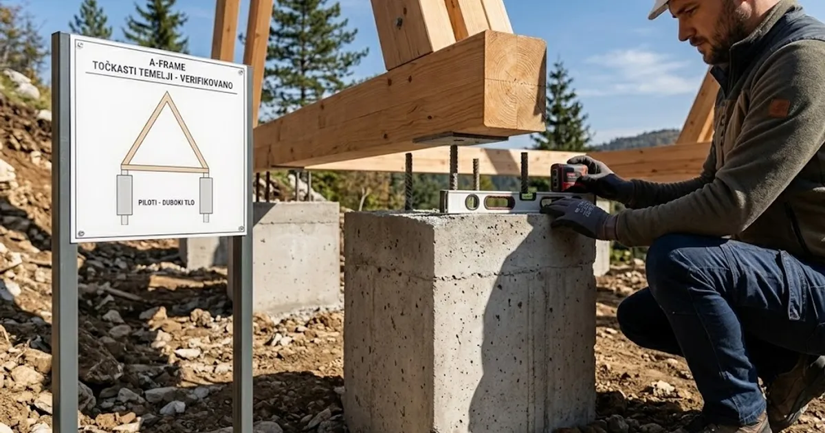 Temelji za A-Frame kuću: Kompletni vodič za izbor temelja