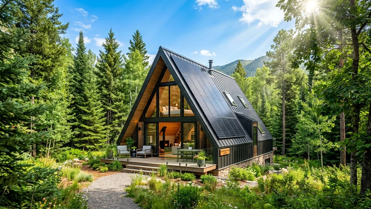 Održiva A-Frame kuća: Energetska efikasnost i ekologija