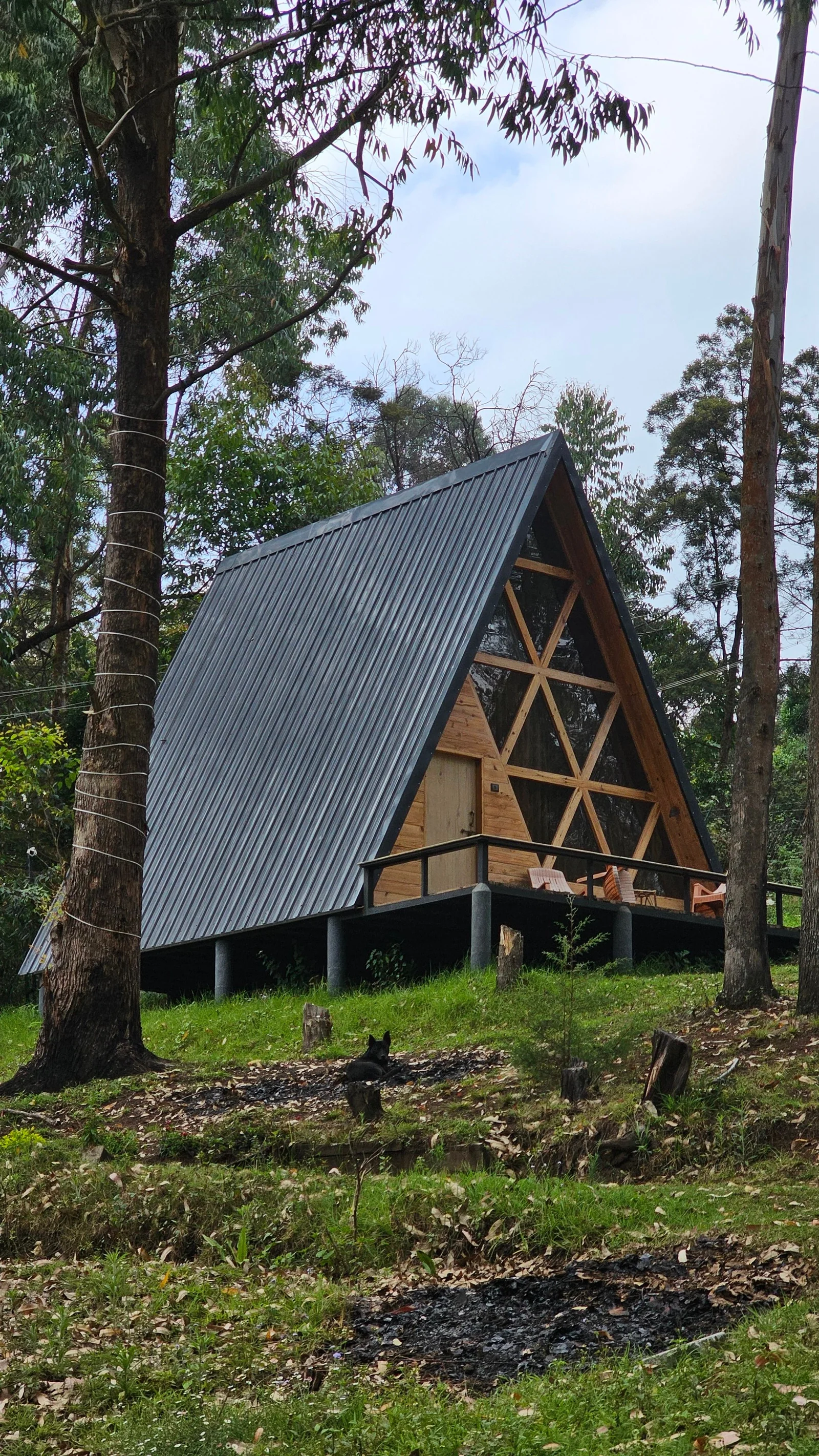 Praktičan detalj A-frame vikendice