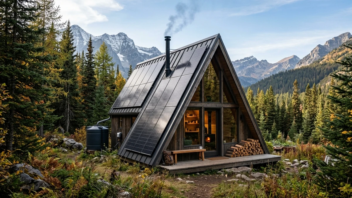 A-Frame za off-grid život: Nezavisnost od mreže