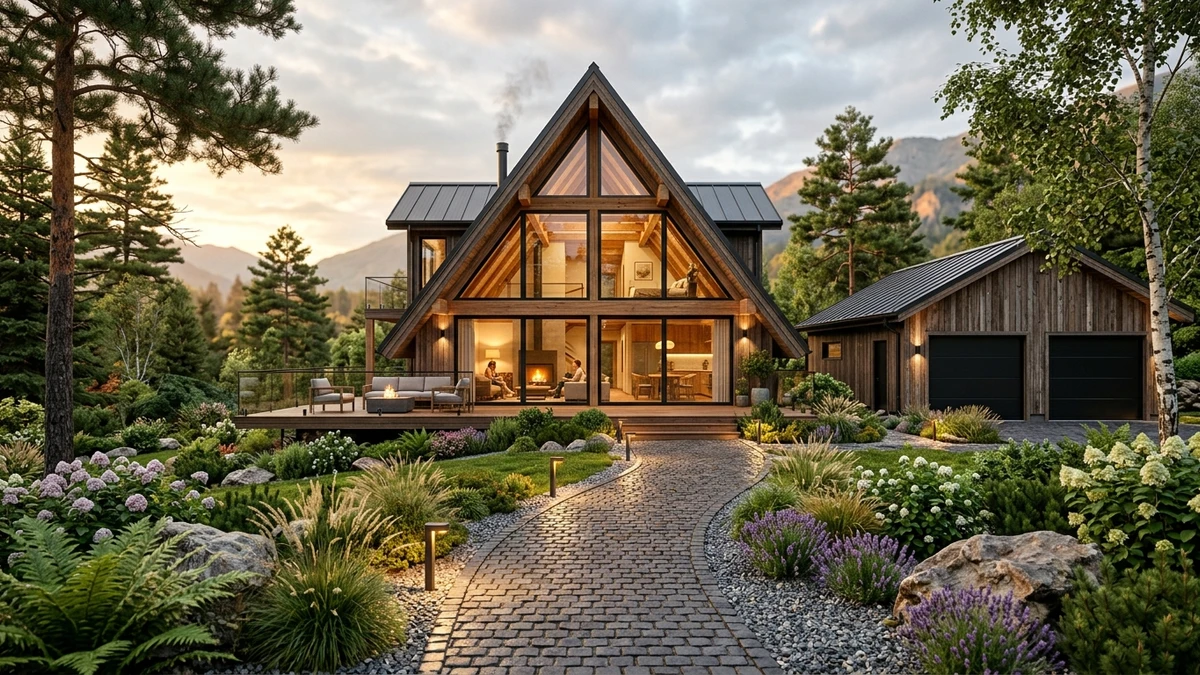 A-Frame za stalno stanovanje: Moderna porodična kuća